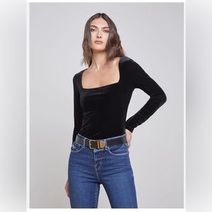 NWT Velvet top by Halogen